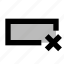 cells, delete, spreadsheet, table, edit, remove, clear, data, content 