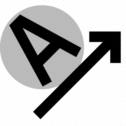 Writing, direction, arrow, diagonal, rotation, typing, angle icon - Download on Iconfinder