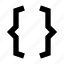 brackets, braces, curly, language, programming, group, grouping, computing, math 