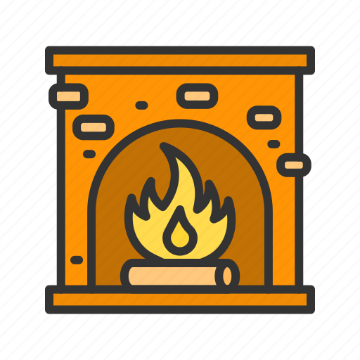 - fireplace, fire, winter, chimney, christmas, flame, xmas icon - Download on Iconfinder