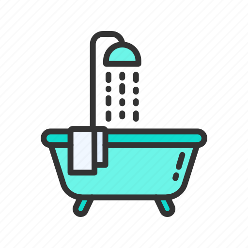 - shower, bath, bathroom, water, bathtub, hygiene, clean icon - Download on Iconfinder