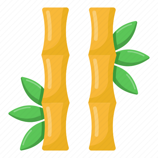 Bamboo sticks, bamboo tree, sugarcane, poaceae, bamboo plant icon - Download on Iconfinder