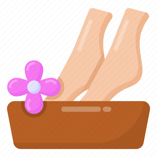 Aromatherapy, foot massage, beauty treatment, pedicure, foot spa icon - Download on Iconfinder