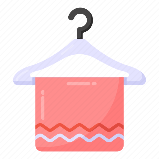 Towel, hanger tower, hygiene, toiletry, bath towel icon - Download on Iconfinder
