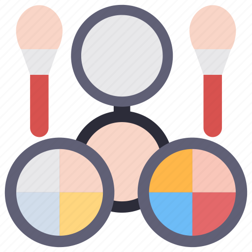 Makeup kit, makeup palette, cosmetics, beauty accessory, compact powders icon - Download on Iconfinder