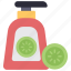 cucumber lotion, cucumber serum, cucumber cleanser, liquid dispenser, liquid bottle 