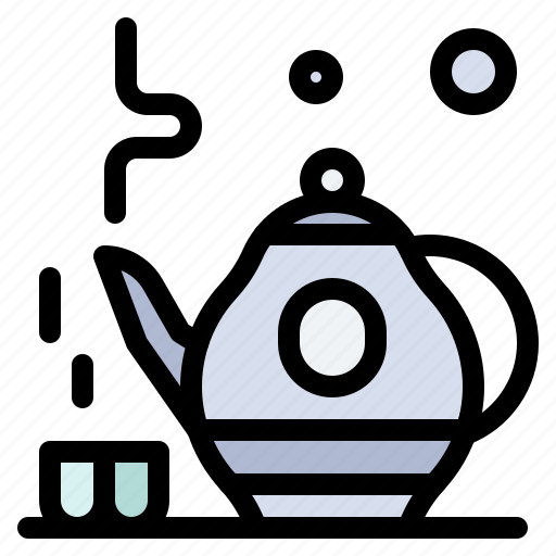 Green, tea, teapot icon - Download on Iconfinder