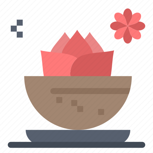 Bowl, center, local, lotus, spa icon - Download on Iconfinder