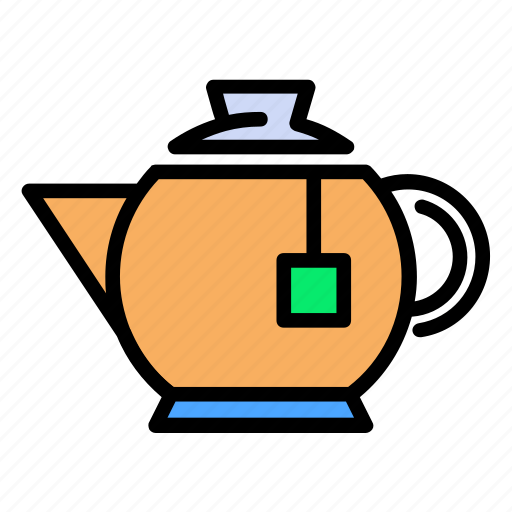 Cup, drink, filled, hot, mug, pot, tea icon - Download on Iconfinder
