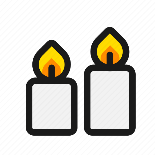 Candles, wax, light, flame, ornament, aromatherapy, wellness icon - Download on Iconfinder