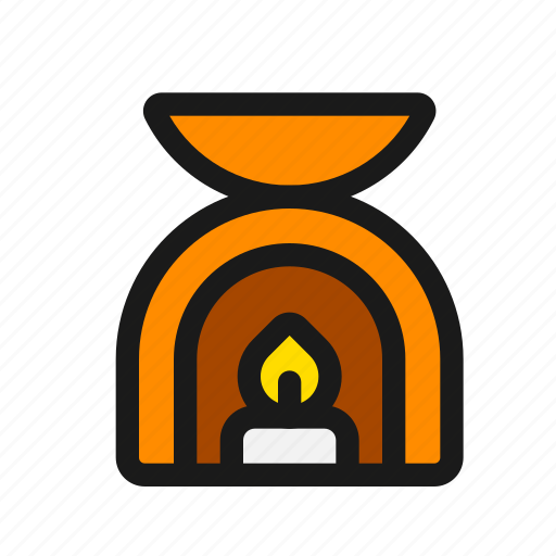 Incense, burner, aroma, lamp, aromatherapy, essential, oil icon - Download on Iconfinder