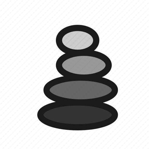 Stone, zen, pebble, balance, meditation, nature, wellness icon - Download on Iconfinder