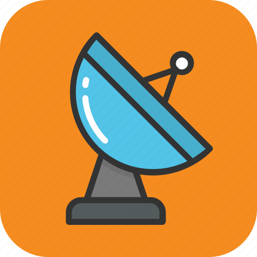 Dish antenna, parabolic antenna, radar, satellite dish, space icon - Download on Iconfinder
