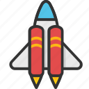 missile, rocket, space, spacecraft, spaceship 