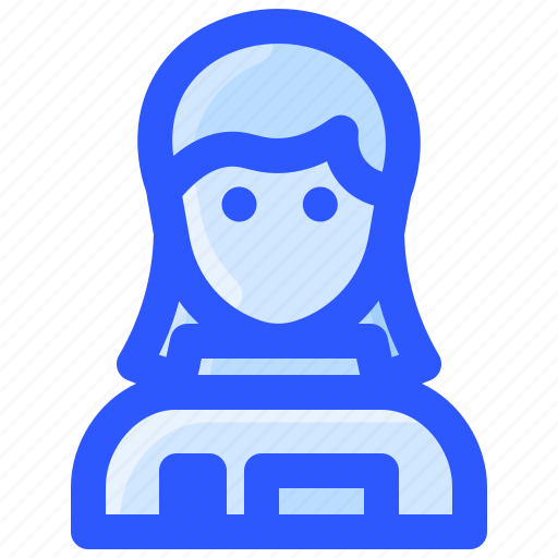 Astronaut, avatar, space, suit, woman icon - Download on Iconfinder