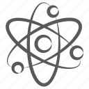 atom, atomic model, atomic structure, orbit, science symbol 