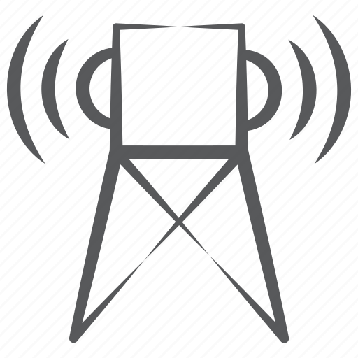 Signal tower, signal transmitter, space antenna, wireless broadcasting, wireless network icon - Download on Iconfinder