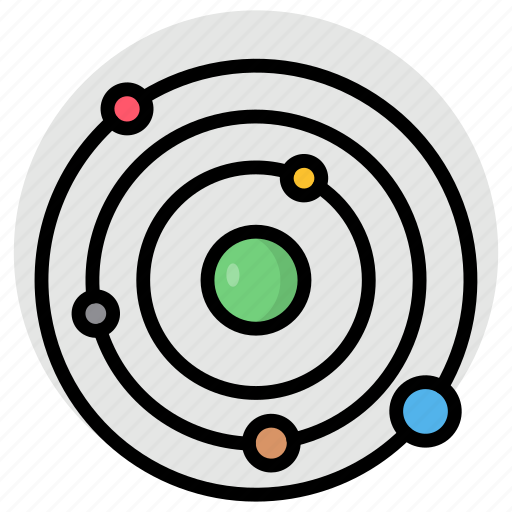 Planet orbits, solar system, planet, saturn, space icon - Download on Iconfinder