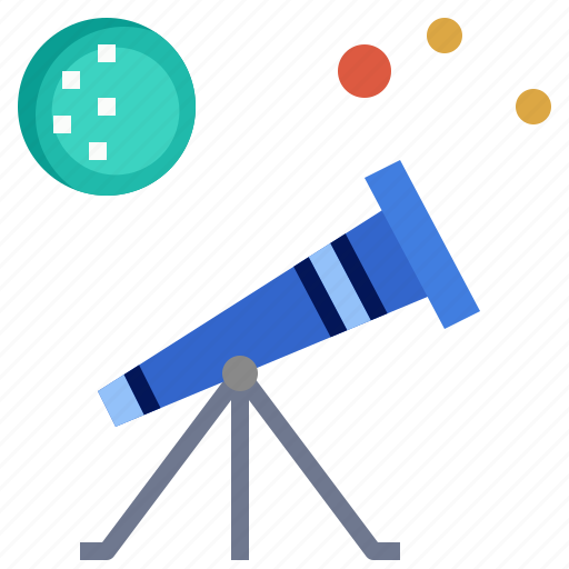 Telescope, search, look, galaxy, stars icon - Download on Iconfinder