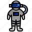 astronaut, people, occupation, profession, space 