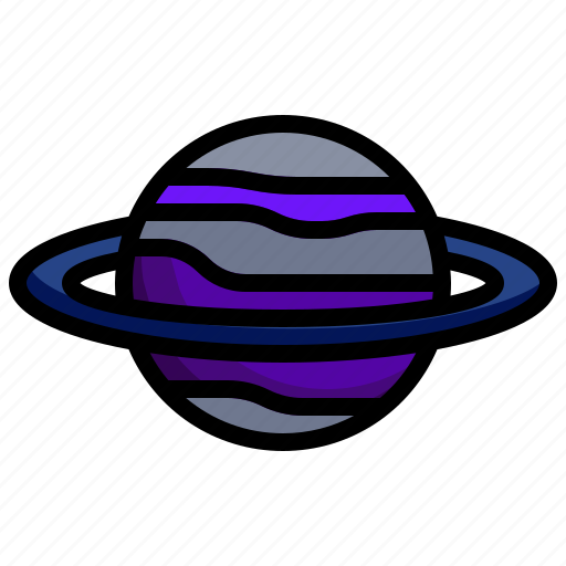 Saturn, planet, solar, system, universe, astronomy icon - Download on Iconfinder