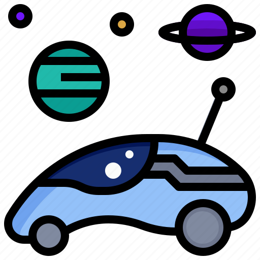 Space, car, technology, galaxy, science, fiction icon - Download on Iconfinder