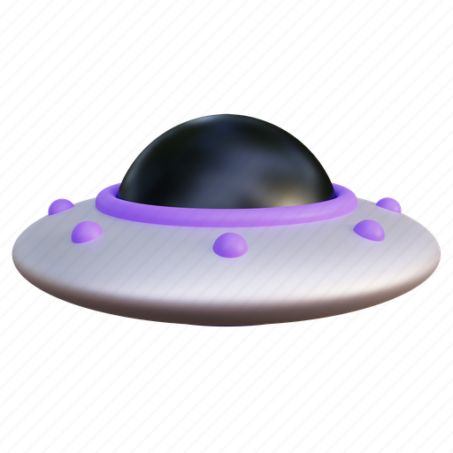 Ufo, spaceship, spacecraft, alien, fantasy, ship, toy 3D illustration - Download on Iconfinder