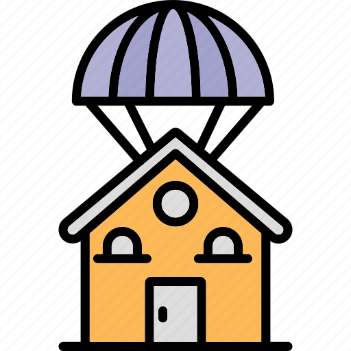 Air balloon, airdrop, capsule, space, space capsule icon - Download on Iconfinder