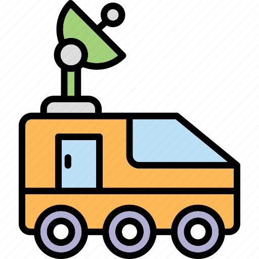 Colony transport, satellite, transport, truck, vehicle icon - Download on Iconfinder