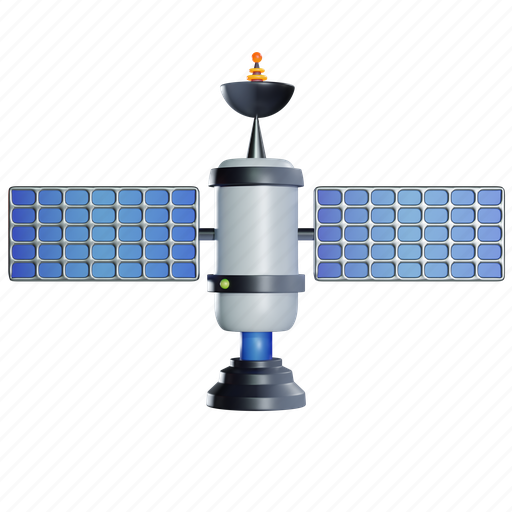 Satellite, solar, station, spaceship, astrology, exploration, cosmos 3D illustration - Download on Iconfinder