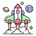 startup, initiation, rocket, launch, missile