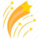 shooting, star, shining, meteor, fireball, comet