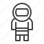 astronaut, space, suit, spaceship 