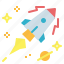 rocket, ship, space, startup 