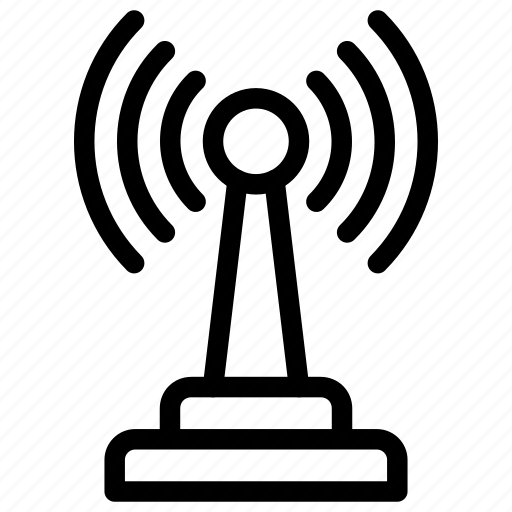 Antenna, broadcast, radio, signal, communication, network, radar icon - Download on Iconfinder