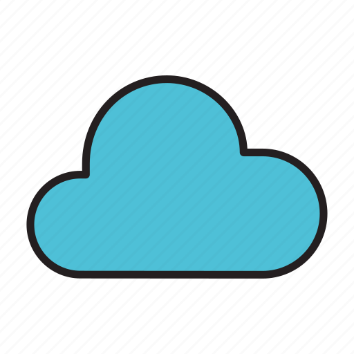 Cloud, weather, forecast, rain, storage, moon, night icon - Download on Iconfinder