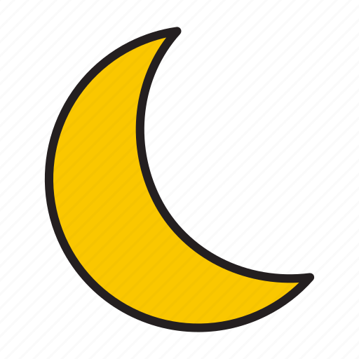 Moon, night, weather, forecast, cloud, database, network icon - Download on Iconfinder