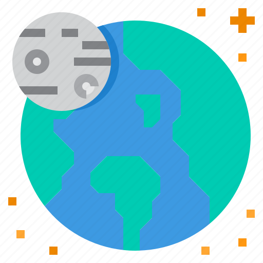 Astronomy, earth, moon, orbit, planet icon - Download on Iconfinder