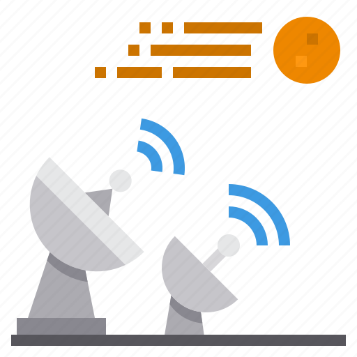 Antenna, communications, dish, radio, satellite, signal, technology icon - Download on Iconfinder