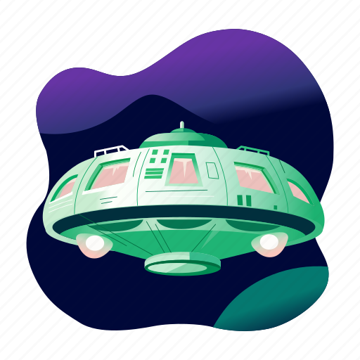 Alien spaceship, ufo, spacecraft, extraterrestrial, sci fi icon - Download on Iconfinder