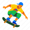 skating, skateboarding, ride, hobby, leisure