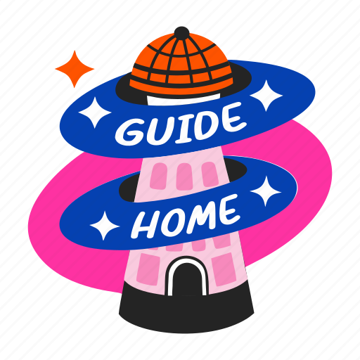Tower, guide, home, typography, lettering, architecture icon - Download on Iconfinder