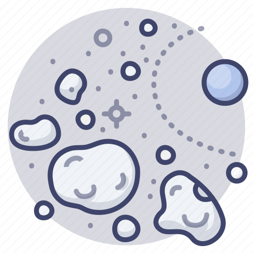 Asteroids, astronomy, belt, space icon - Download on Iconfinder