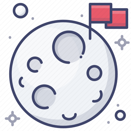 Land, landing, moon, space icon - Download on Iconfinder