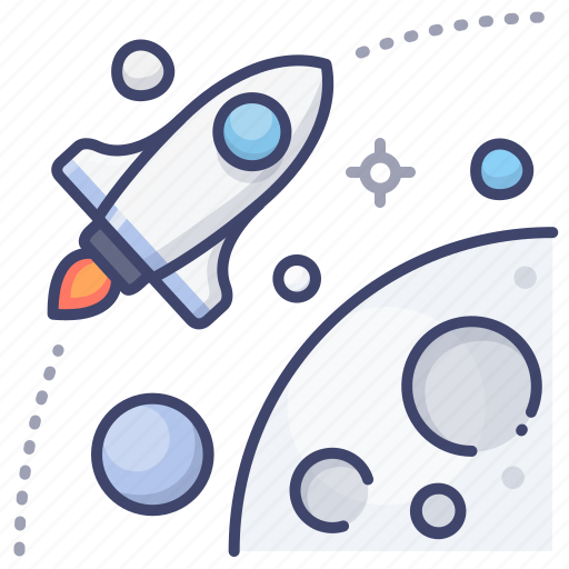Astronaut, orbit, rocket, space icon - Download on Iconfinder