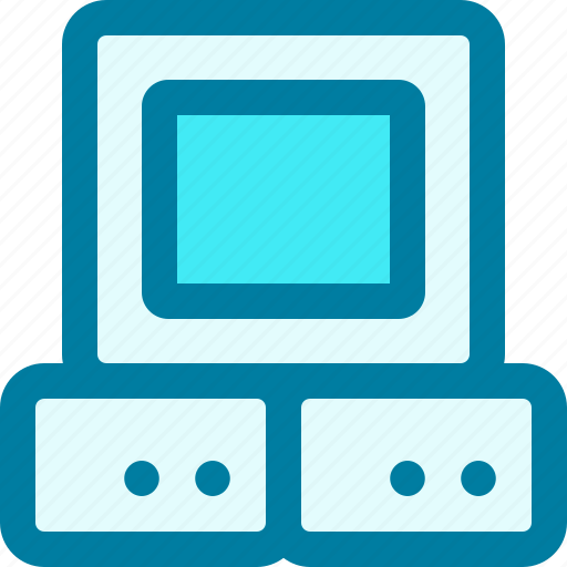 Computer, control, device, monitor, space, system, technology icon - Download on Iconfinder