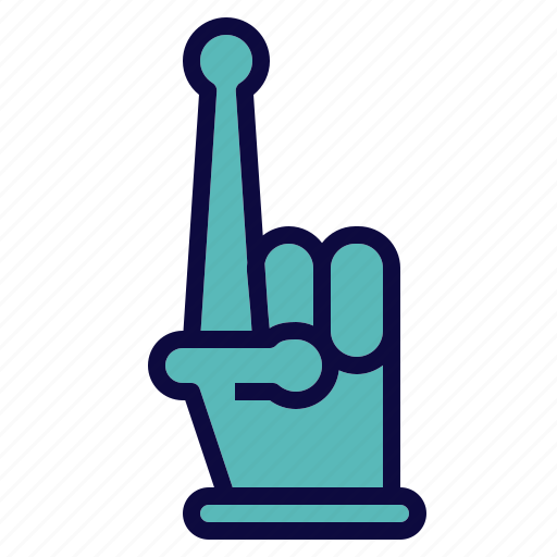 Alien, finger, hand, point, tip icon - Download on Iconfinder