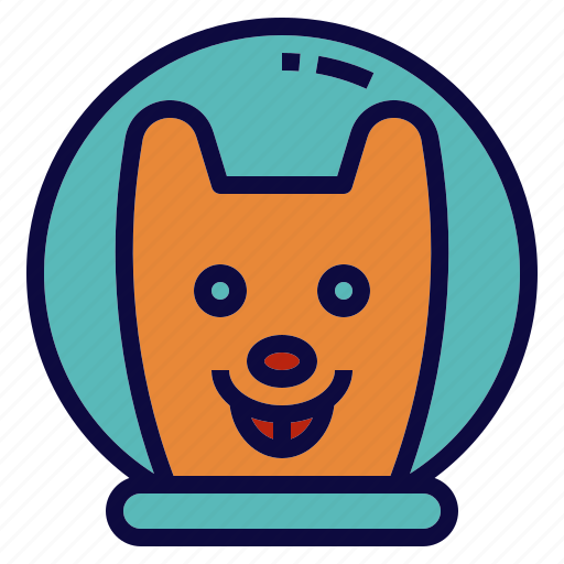 Astronaut, dog, experiment, pet, space icon - Download on Iconfinder