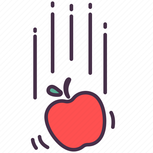 Apple, astronomy, education, gravity, physics, science, theory icon - Download on Iconfinder