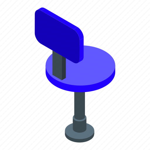 Office, chair, isometric icon - Download on Iconfinder
